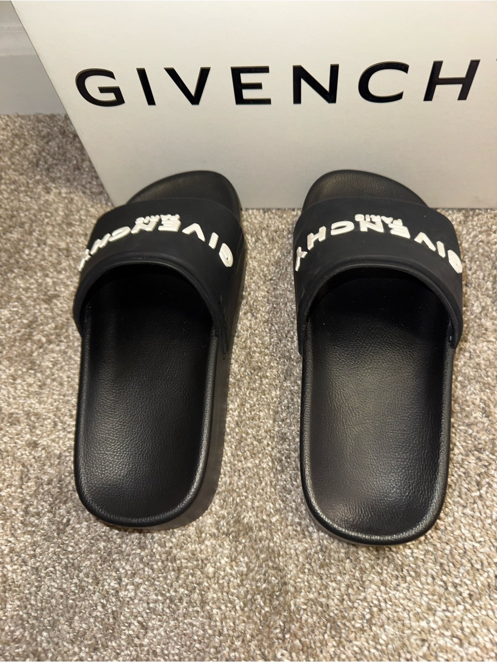 Givenchy Logo Platform Slide Sandals - Picture 3 of 9